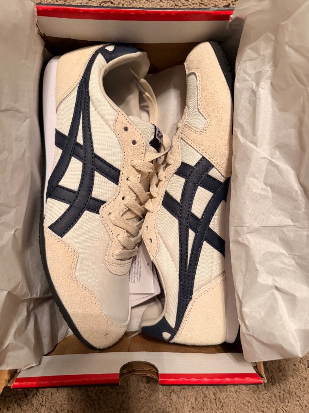 NWT Onitsuka Tiger Serrano – Birch/Peacoat